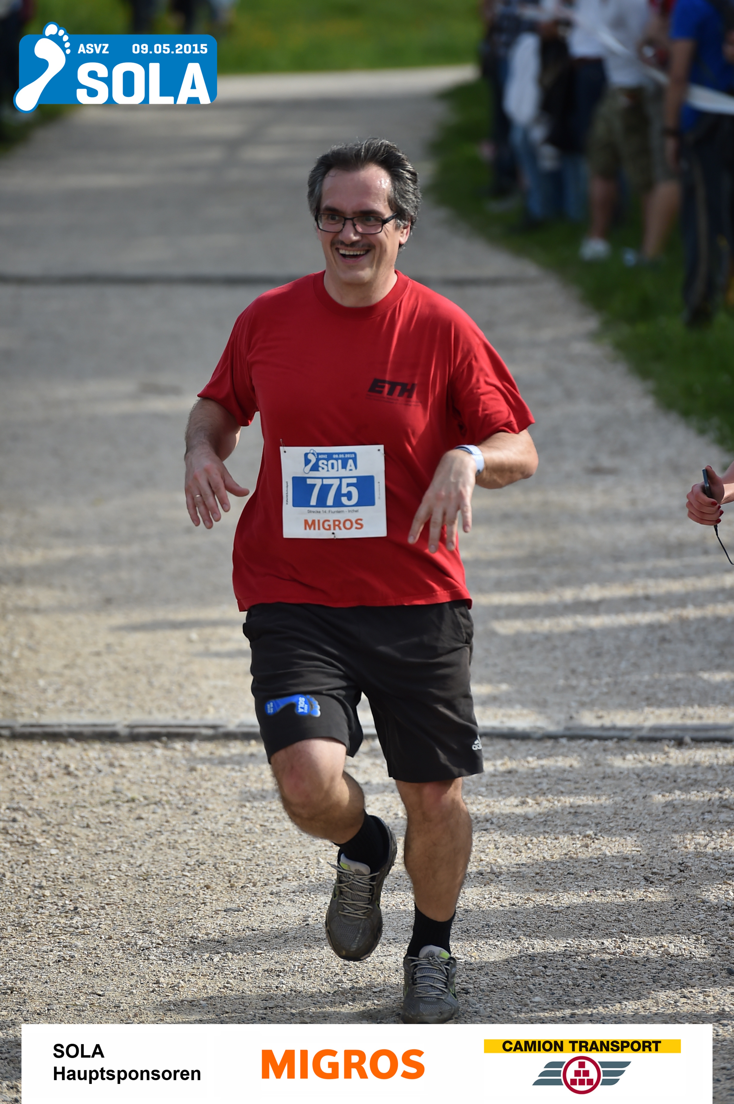 janos at the sola race