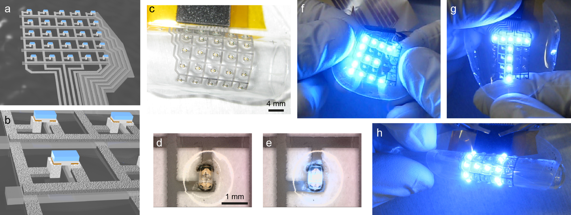 Stretchable electronics for in vivo applications